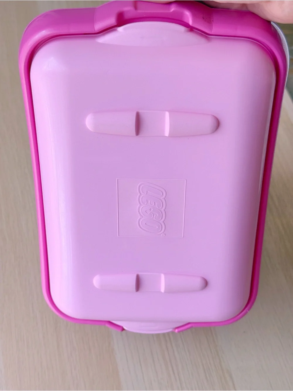 Lego | 4625 EMPTY Pink Storage Bin Tub (No Bricks) Latching 2006 GUC Vintage